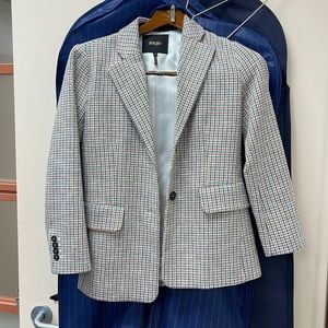 Maje Size 36 Houndstooth Blazer